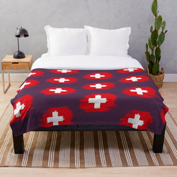 Item preview,  Switzerland Flag, Swiss Vintage Distressed Shirt designed and sold by Tanysl.