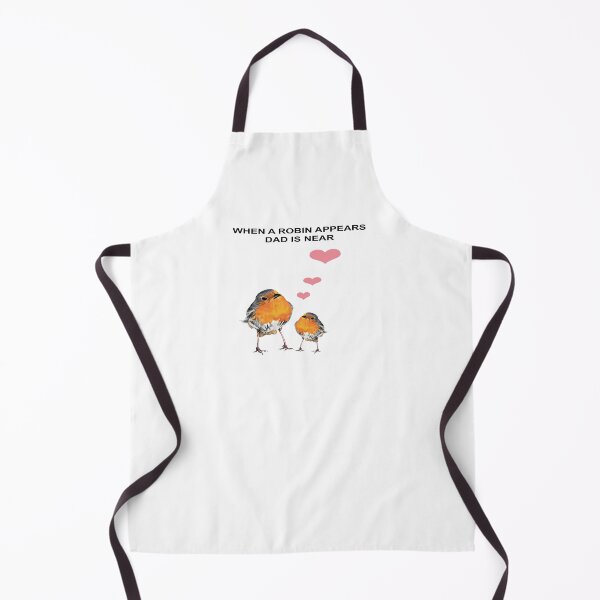 Item preview, When a Robin appears Dad is near - 2 Robin Redbreast -  2 Red Robin - Dad condolence - Dad sympathy - Dad memorial designed and sold by IslesArt.