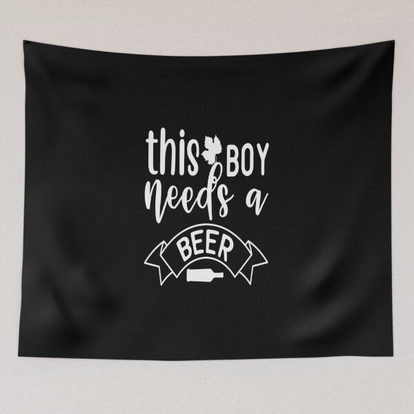 Item preview, This Boy Needs A Beer designed and sold by Phoenix-Fire1.