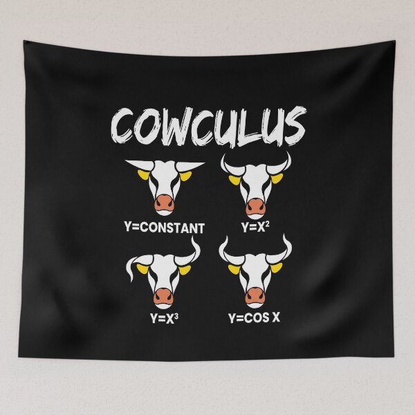 Item preview, Cowculus Math Physics Cows Cow designed and sold by MooonTees.