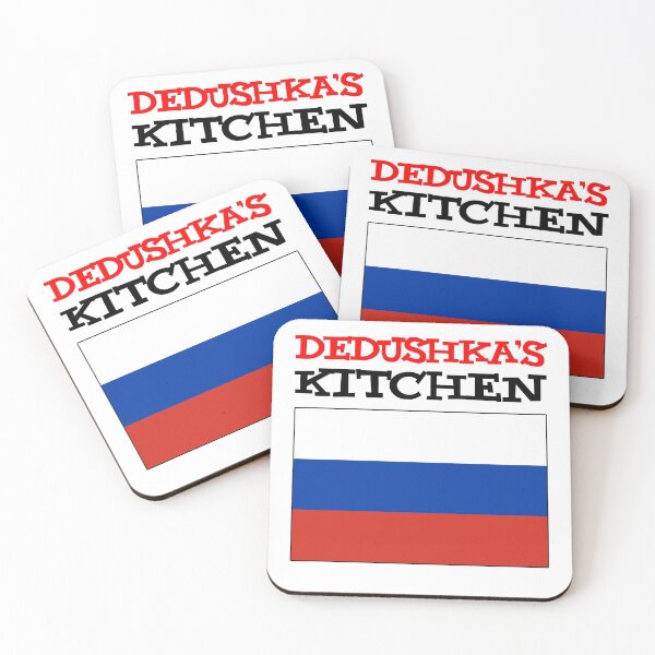 Item preview, Dedushka's Kitchen Featuring Russian Flag designed and sold by jaycartoonist.