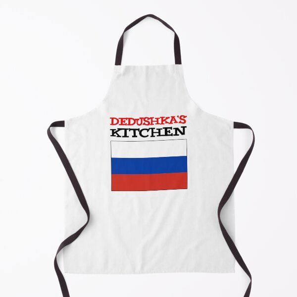 Item preview, Dedushka's Kitchen Featuring Russian Flag designed and sold by jaycartoonist.