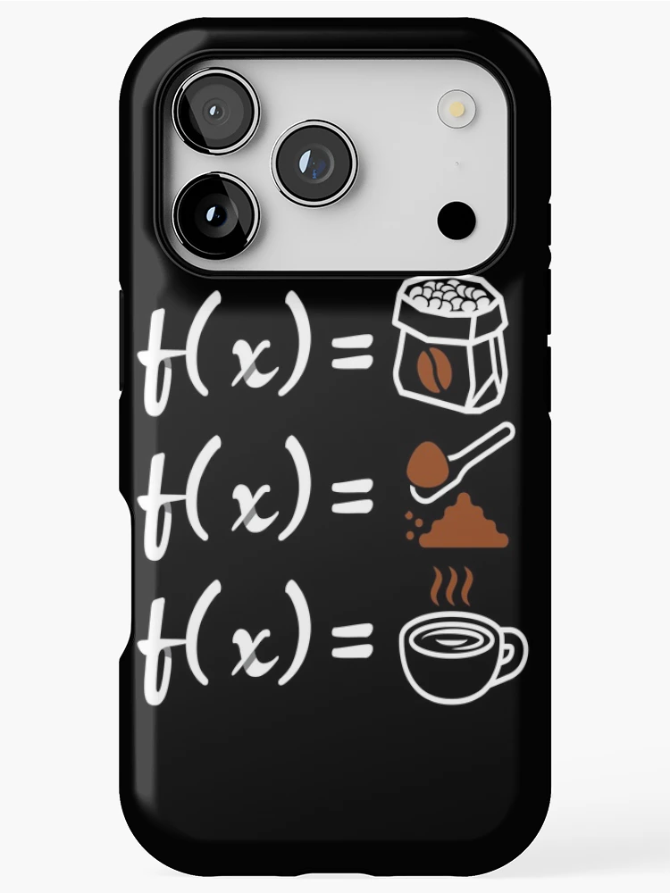Thumbnail 1 of 4, iPhone Case, Math Math Physics Coffee designed and sold by MooonTees.