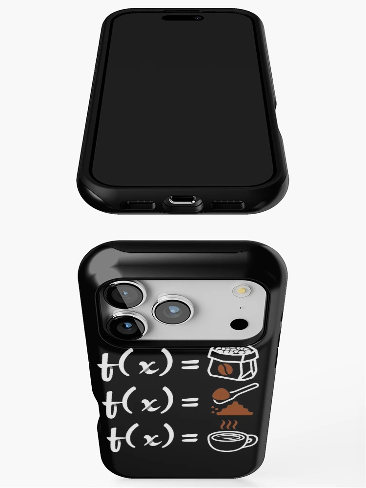 Thumbnail 3 of 4, iPhone Case, Math Math Physics Coffee designed and sold by MooonTees.