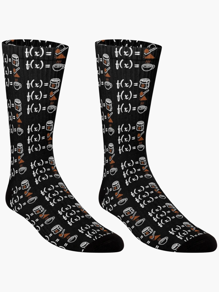 Thumbnail 3 of 5, Socks, Math Math Physics Coffee designed and sold by MooonTees.