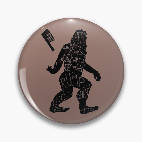 Item preview, Adventurous Butchery Cuts - Sasquatch designed and sold by FishWithATopHat.