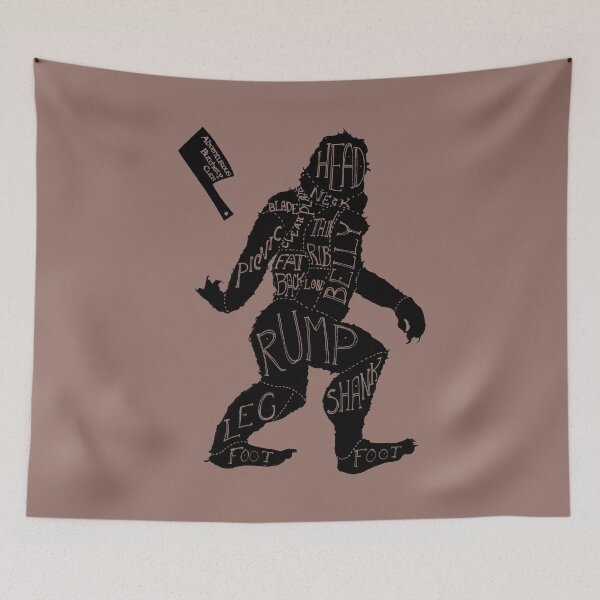 Item preview, Adventurous Butchery Cuts - Sasquatch designed and sold by FishWithATopHat.
