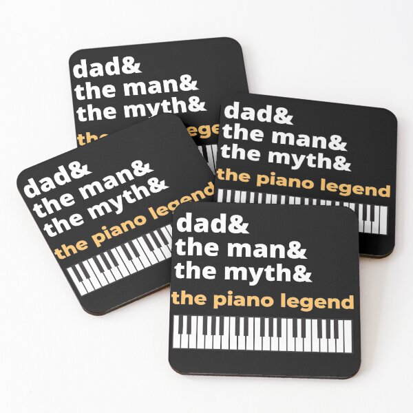 Item preview, Dad The man The Myth The Piano Legend designed and sold by Johan Liebert.