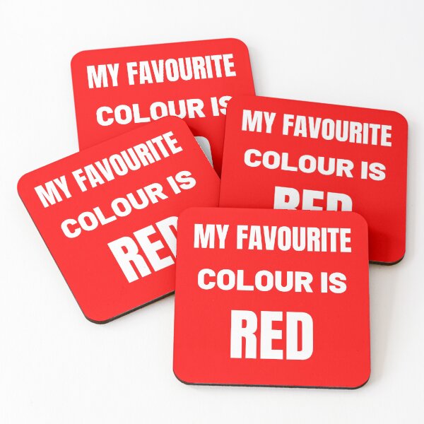 Item preview, My favourite colour is Red designed and sold by fev-rocks.