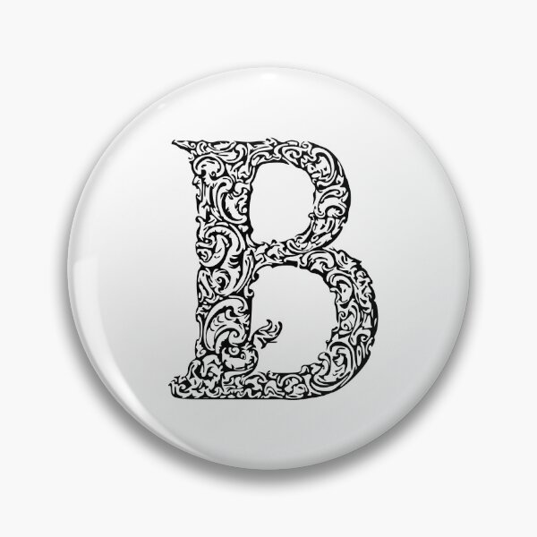 Item preview, Black Monogram - Letter "B" designed and sold by RoamingRabbit.