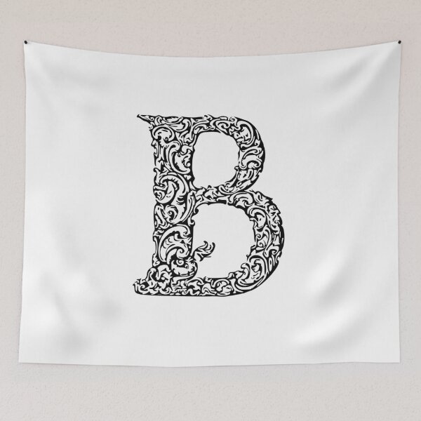 Item preview, Black Monogram - Letter "B" designed and sold by RoamingRabbit.