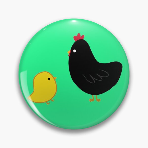 Papa Chicken and Little Chicken Pin
