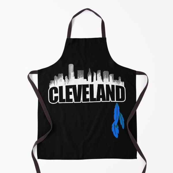 Item preview, Black White Cleveland Ohio Skyline Distressed Vintage Silhouette Cle Oh Cityscape Architecture designed and sold by WillPowerApp.