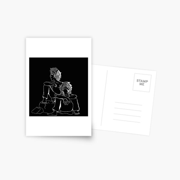 Brothers At Peace ( White ) Postcard