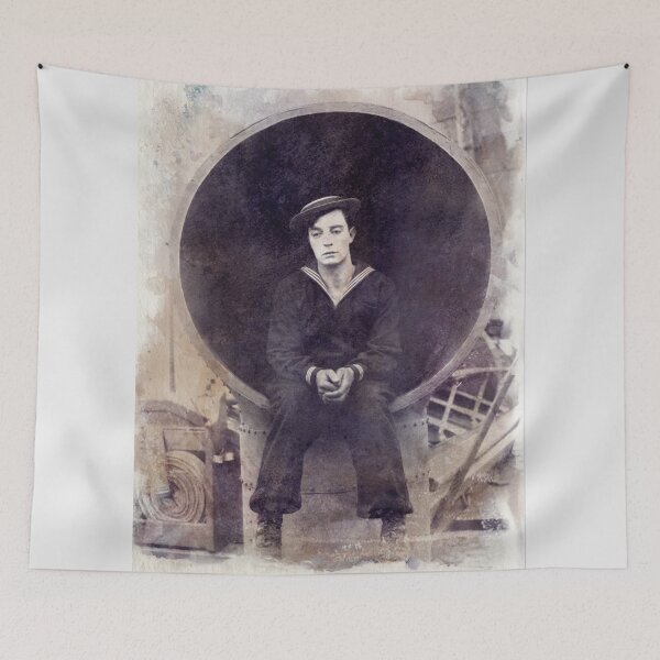 Item preview, Buster Keaton - The Navigator - Watercolor Vintage - D30 designed and sold by DecoVintage.