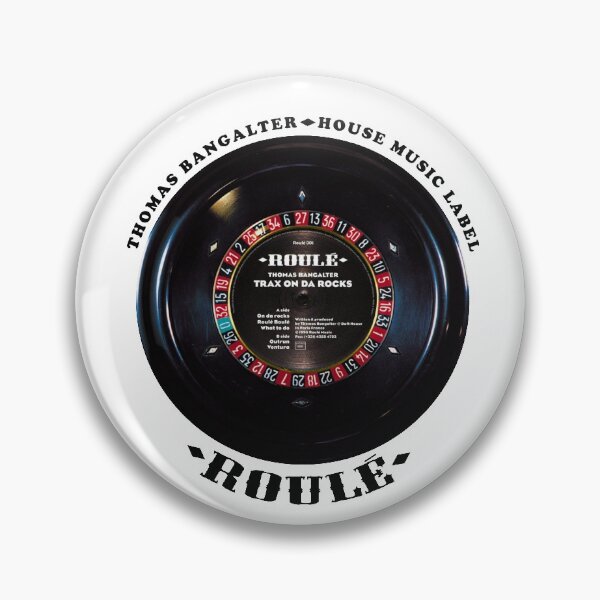 Item preview, Rolled Vinyl Thomas Bangalter House Music: white MODEL TRAX ON DA ROCKS LABEL Legend (original HD DESIGN) designed and sold by LA FRENCH TOUCH.