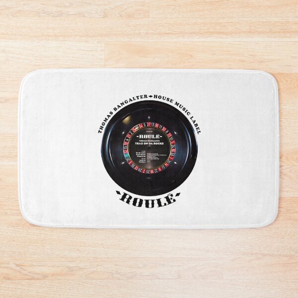 Item preview, Rolled Vinyl Thomas Bangalter House Music: white MODEL TRAX ON DA ROCKS LABEL Legend (original HD DESIGN) designed and sold by LA FRENCH TOUCH.