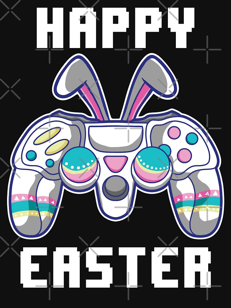 Disover Video Game Easter Gamer Controller Bunny Ears Racerback Tank Top
