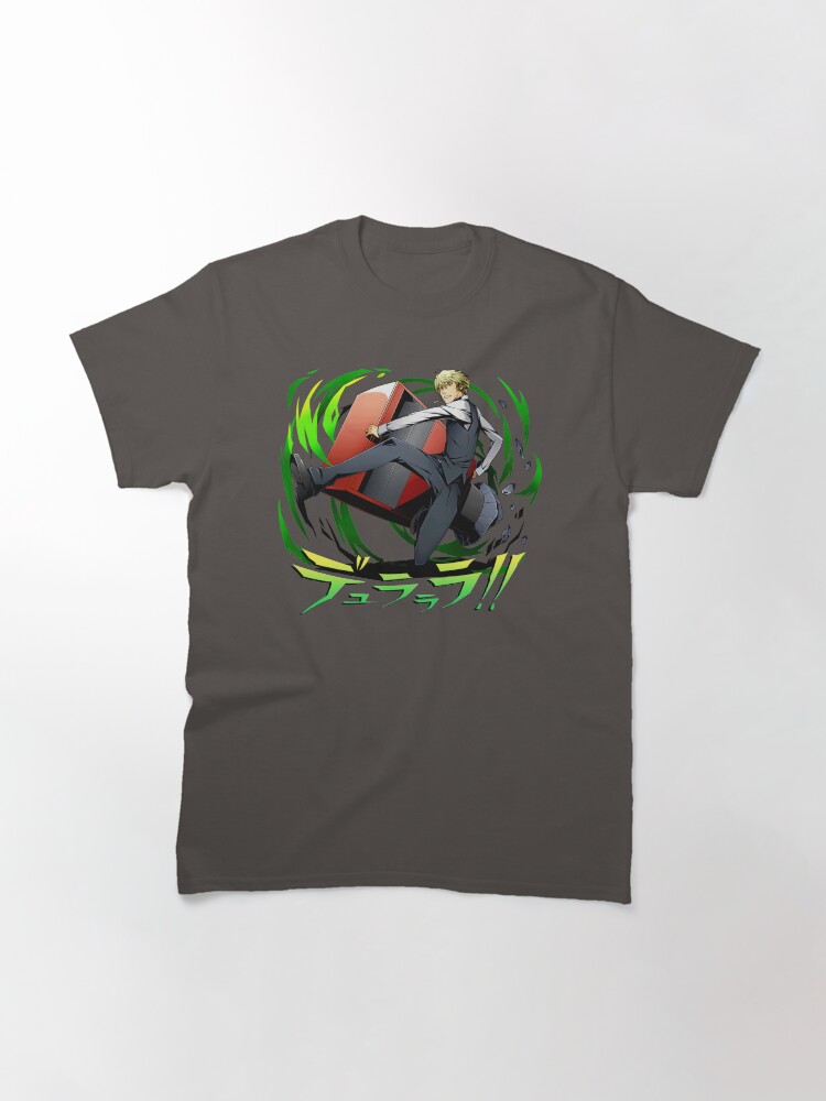 Aperçu 3 sur 7. T-shirt classique avec l'œuvre Shizuo Heiwajima Durarara créée et vendue par LokittyLevi.