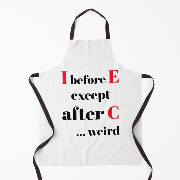 Item preview, I Before E Except After C designed and sold by OneCreativeLab.