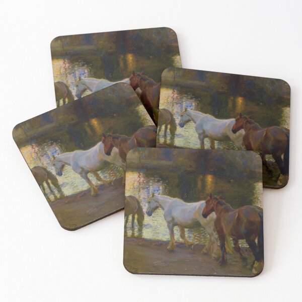 Item preview, Evening at Mendham - Sir Alfred James Munnings - 1909 designed and sold by CJET.