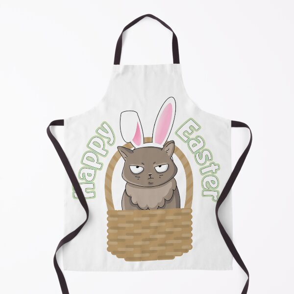Item preview, Funny Grumpy Happy Easter Bunny Kitty Cat designed and sold by LeGND.
