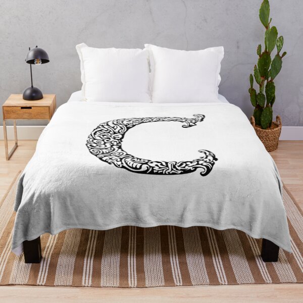 Item preview, Black Monogram - Letter "C" designed and sold by RoamingRabbit.