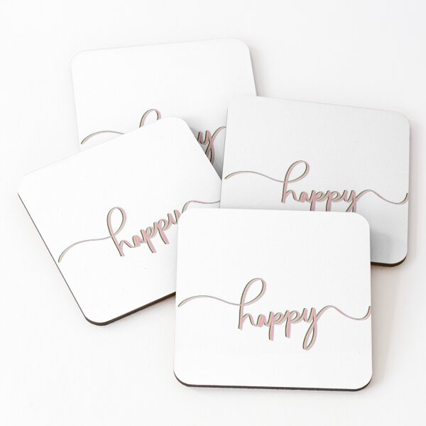 Item preview, Cute calligraphy happy sign designed and sold by ChalizeS.