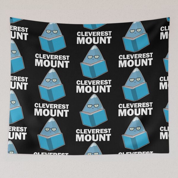 Item preview, Nerd Mount Cleverest Funny Everest Studying Pun designed and sold by Scratches Tees.