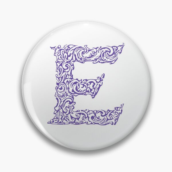Item preview, Purple Monogram - Letter "E" designed and sold by RoamingRabbit.