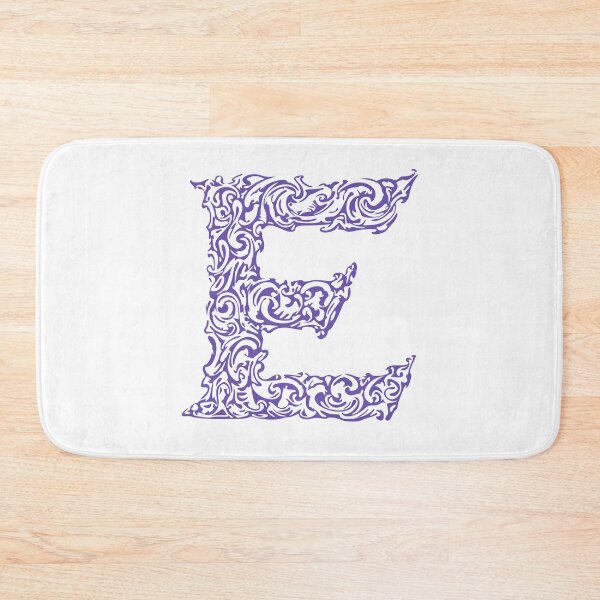 Item preview, Purple Monogram - Letter "E" designed and sold by RoamingRabbit.
