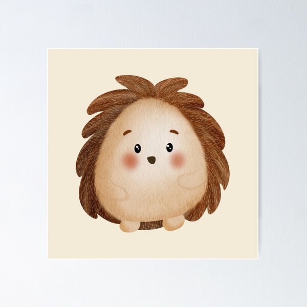 Item preview, Cute hedgehog  designed and sold by Neha Samria.