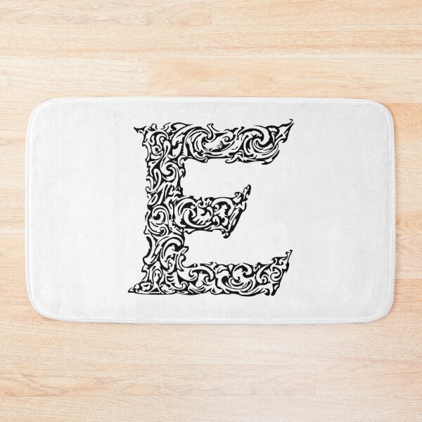 Item preview, Black Monogram - Letter "E" designed and sold by RoamingRabbit.