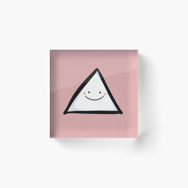 Triangle Time Acrylic Block