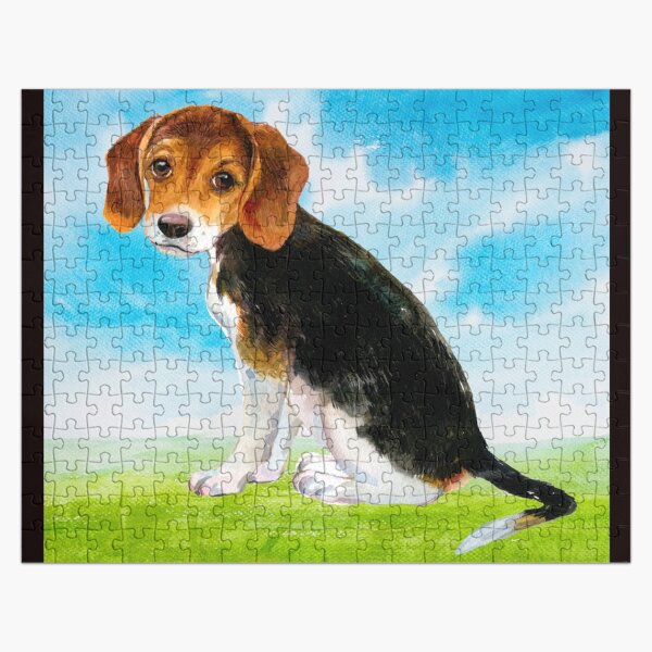 "Beagle Puppy" Jigsaw Puzzle for Sale by Alaskandreamer Redbubble