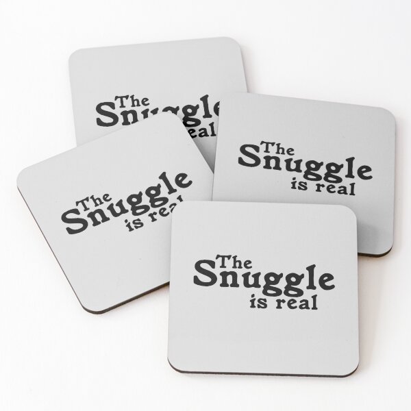 Item preview, The Snuggle Is Real Cute Pun Cozy Funny Quote designed and sold by sillyquestions.