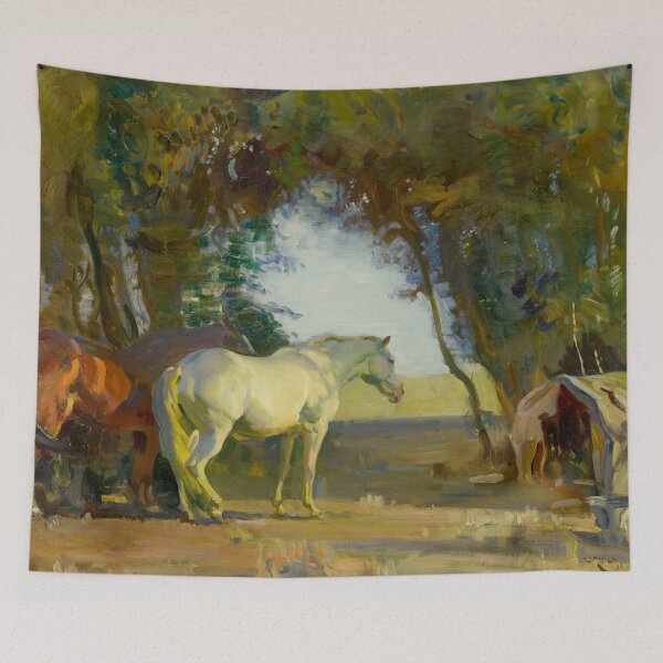 Item preview, Hampshire Thorn Trees - Sir Alfred James Munnings designed and sold by CJET.