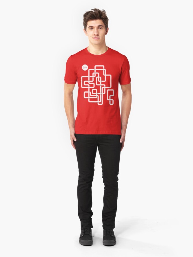 Alternate view of Graphic Spaghetti /// Slim Fit T-Shirt