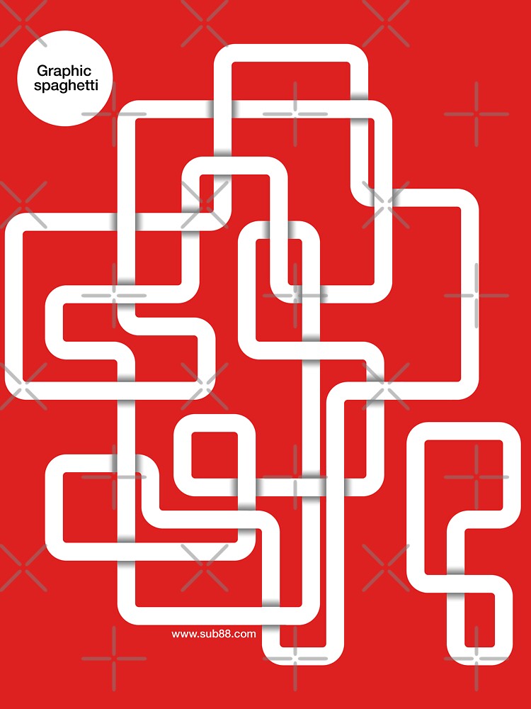Graphic Spaghetti /// by sub88