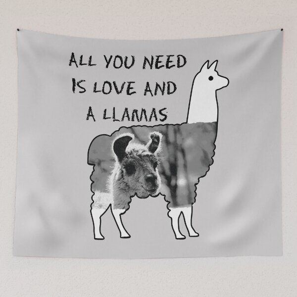 Item preview, All you need is Love and a Llamas designed and sold by JAZTshirt.