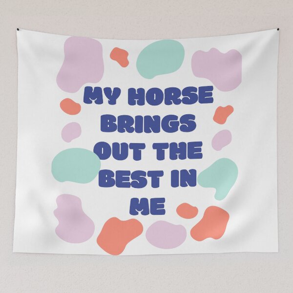 Item preview, My horse bring out the best in me designed and sold by Real Equestrian.