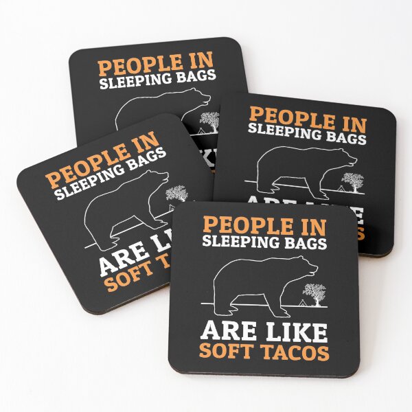 Item preview, Camping Humor Darkly Funny Hiking Campers Tent Quote designed and sold by sillyquestions.