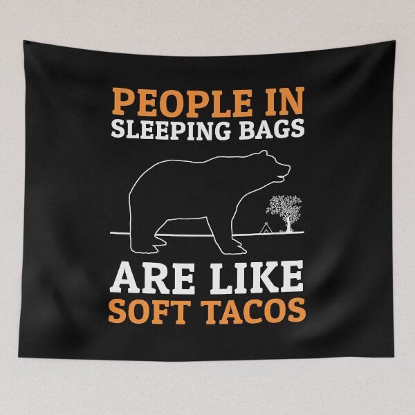 Item preview, Camping Humor Darkly Funny Hiking Campers Tent Quote designed and sold by sillyquestions.