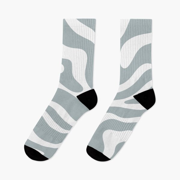Item preview, Liquid Swirl Abstract Pattern in Light Blue-Grey and White designed and sold by kierkegaard.