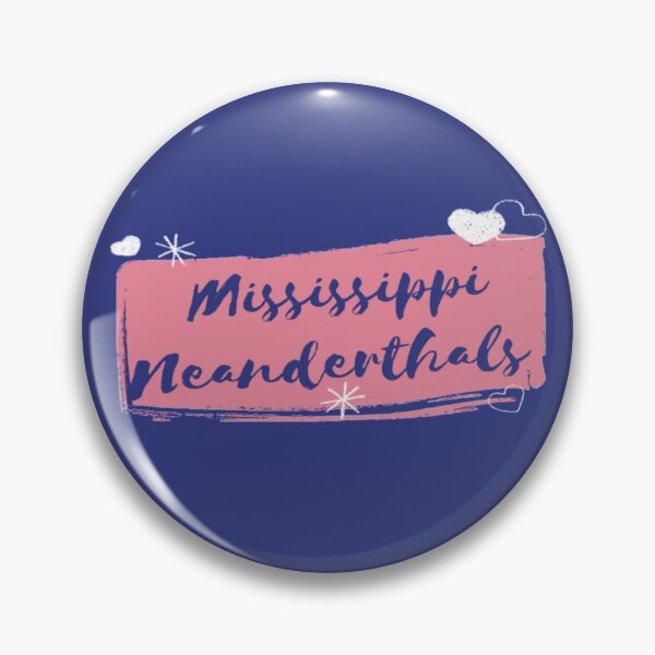 Item preview, Mississippi Neanderthals in Blue and Pink designed and sold by BEyourself be.