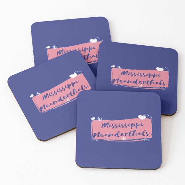 Item preview, Mississippi Neanderthals in Blue and Pink designed and sold by BEyourself be.