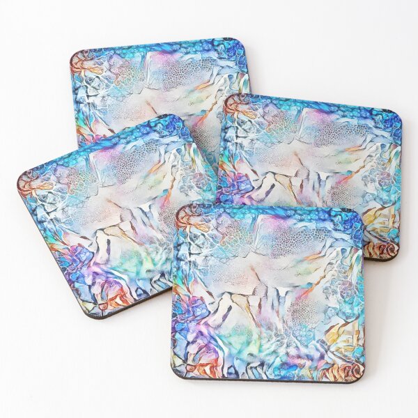 Item preview, Mosaic seabed colorfull illustration art designed and sold by Collagedream.