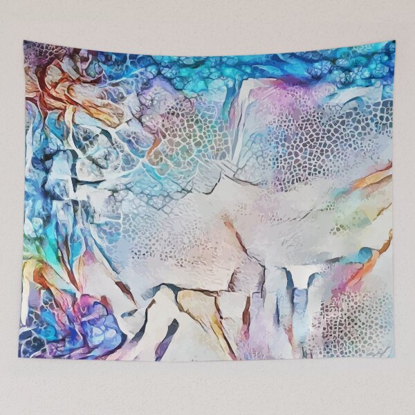 Item preview, Mosaic seabed colorfull illustration art designed and sold by Collagedream.