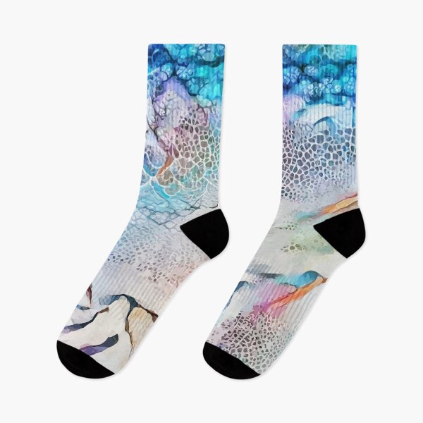 Item preview, Mosaic seabed colorfull illustration art designed and sold by Collagedream.