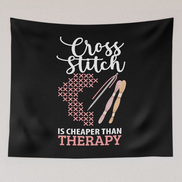 Item preview, cross stitch is cheaper sewing embroider designed and sold by xpokermage.